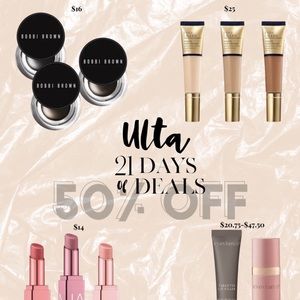 Nars, bobbi brown, Estée Lauder, exuviance sale